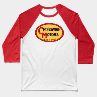 Crosswire Motors (front & back) Baseball T-Shirt